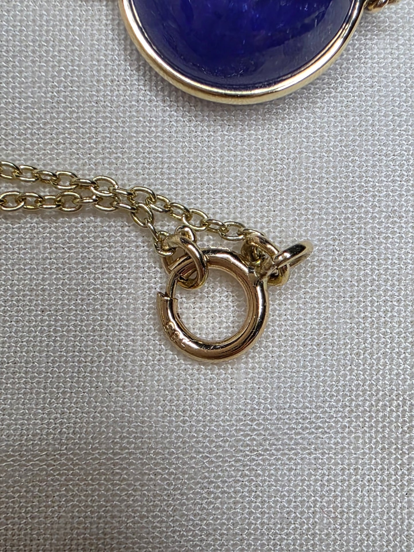 Golden Aura – 14K Yellow Gold & Tanzanite Cable Bracelet