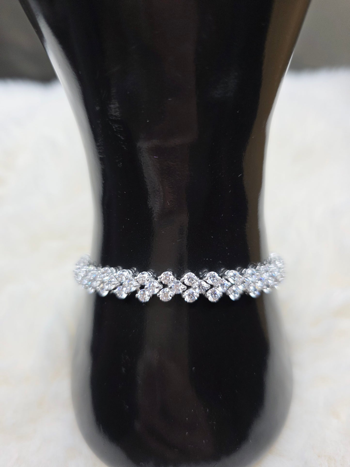 925 Sterling Silver Tennis Bracelet – Radiant Ice