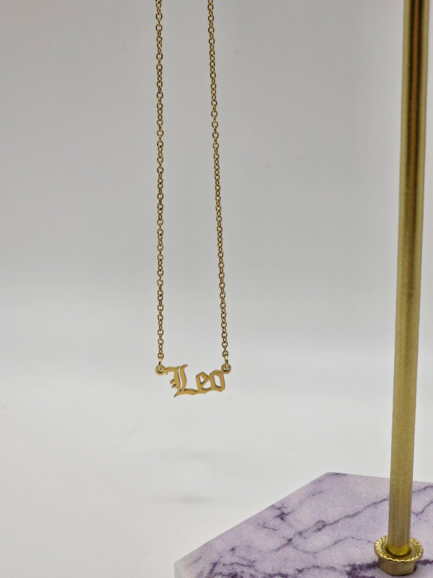 Gold Zodiac Sign Necklace