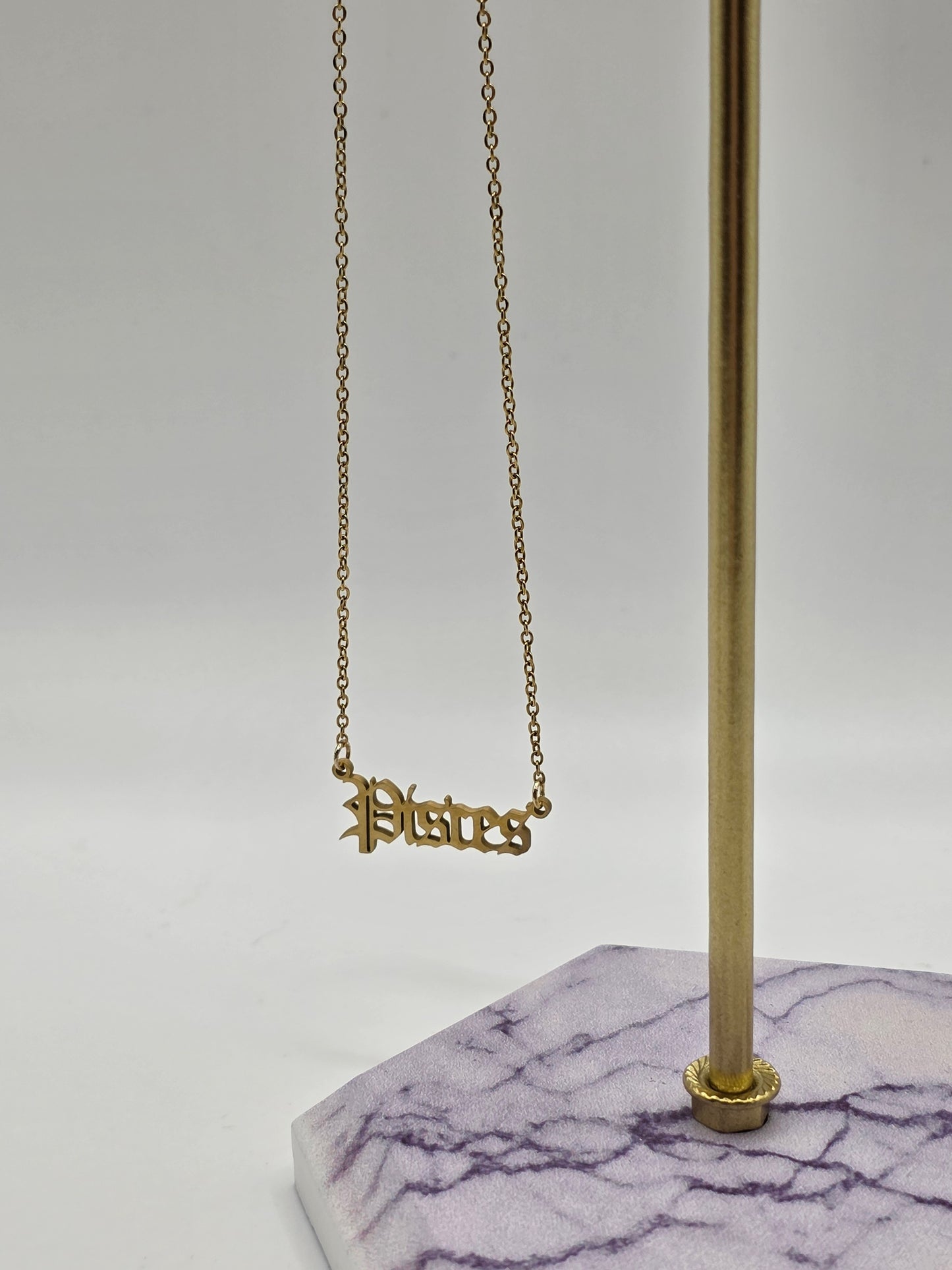 Gold Zodiac Sign Necklace