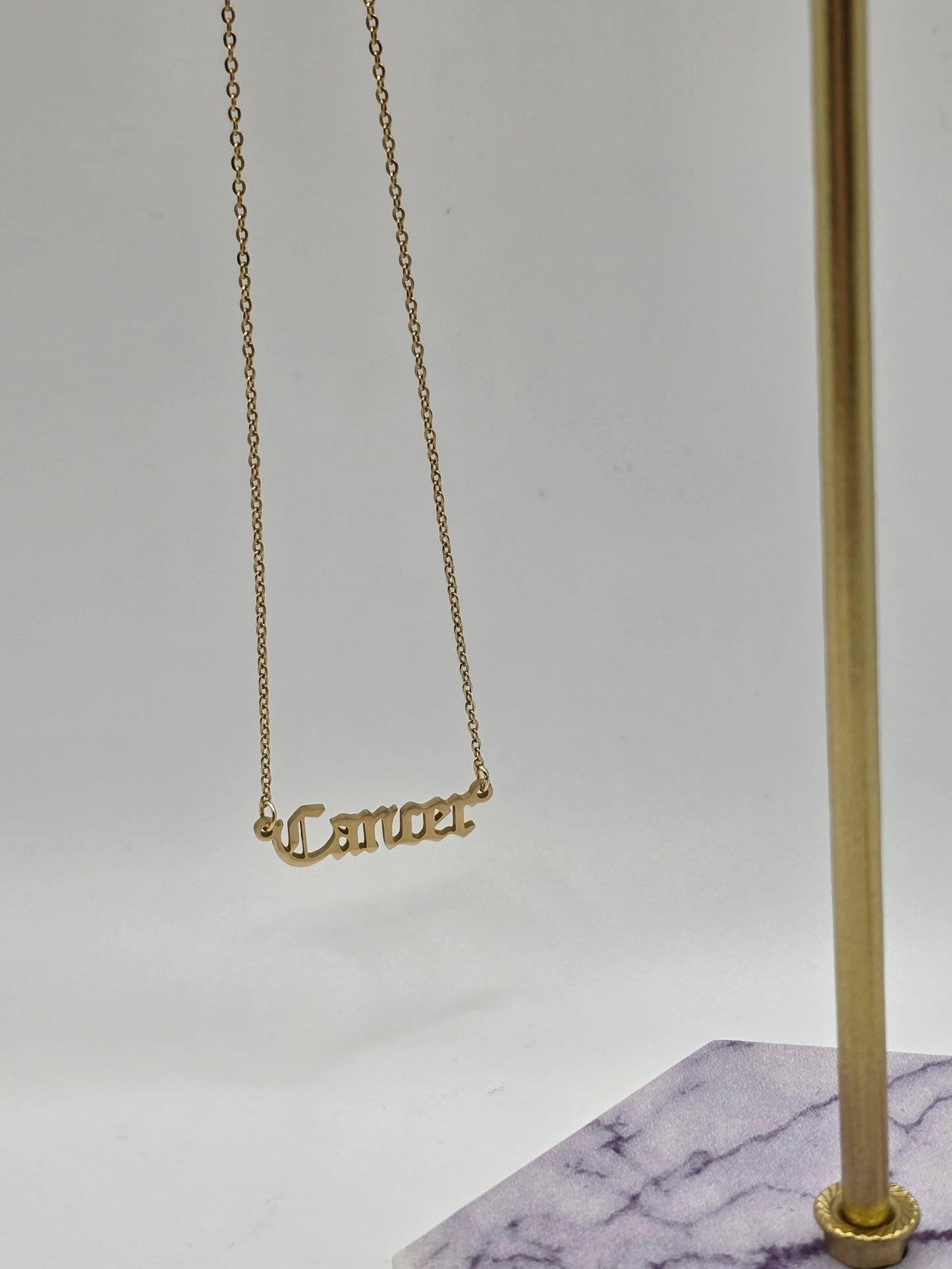 Gold Zodiac Sign Necklace
