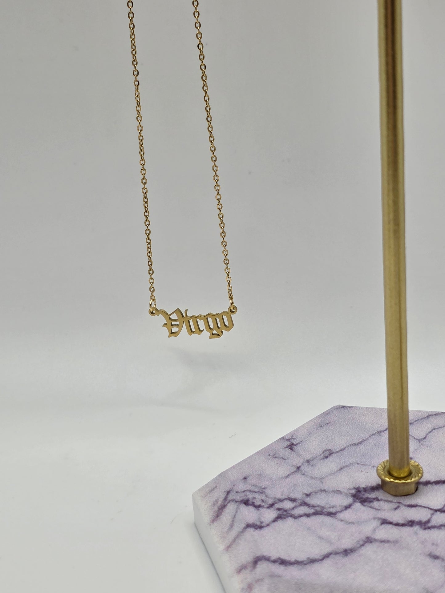 Gold Zodiac Sign Necklace