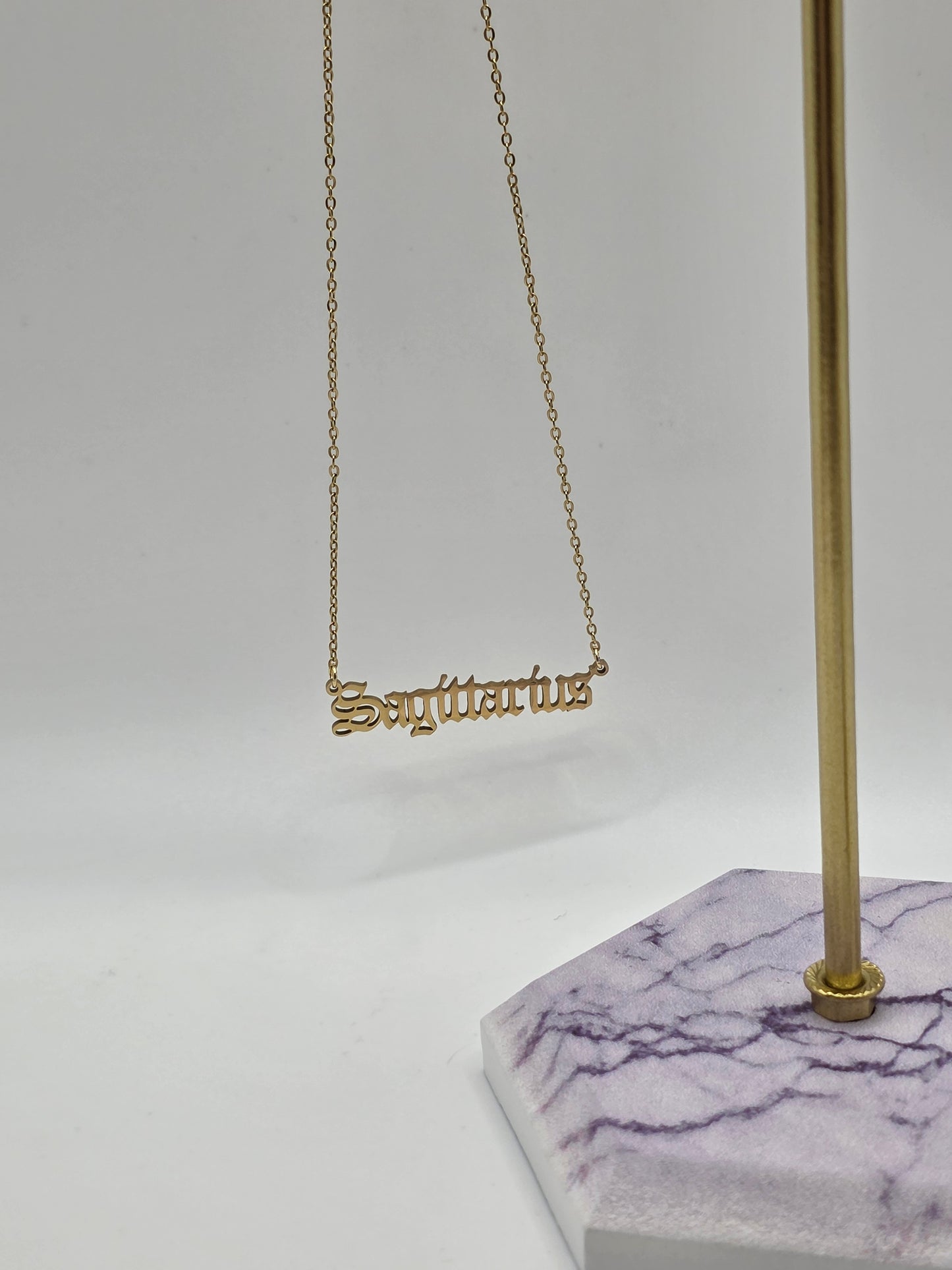 Gold Zodiac Sign Necklace