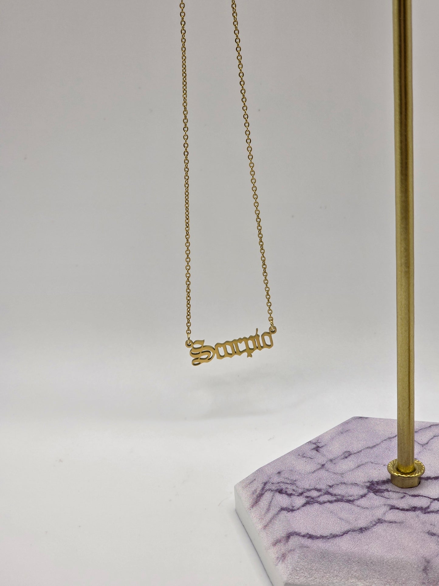 Gold Zodiac Sign Necklace