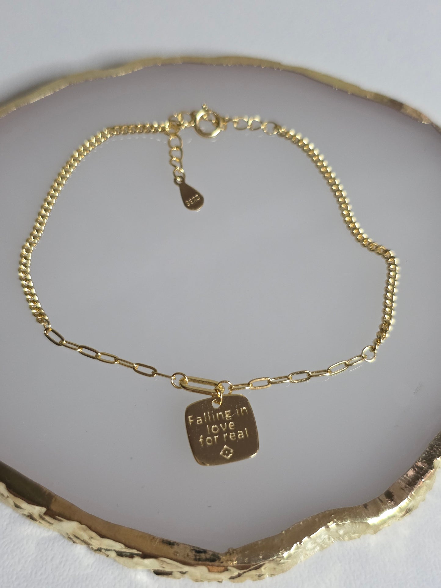 Falling in Love for Real – 925 Sterling Silver Bracelet