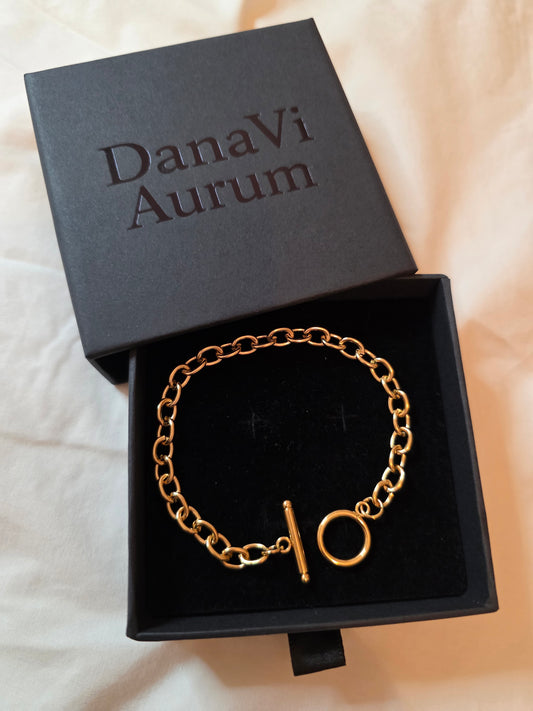 18K Gold Waterproof Bracelets | Cuban Chain | Oval | Geometric | Layered Duo