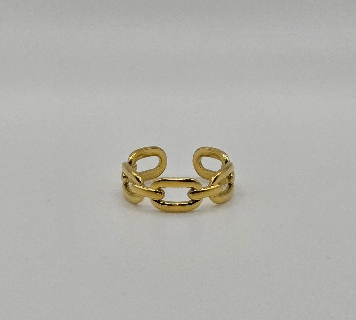 Gold-Plated Adjustable Rings – Set of 3