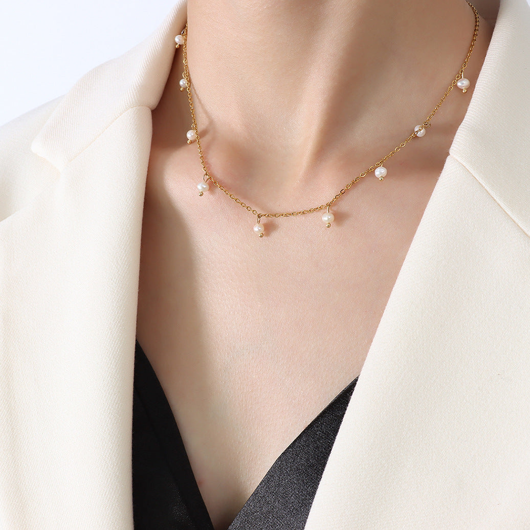 Dainty Freshwater Pearl Choker
