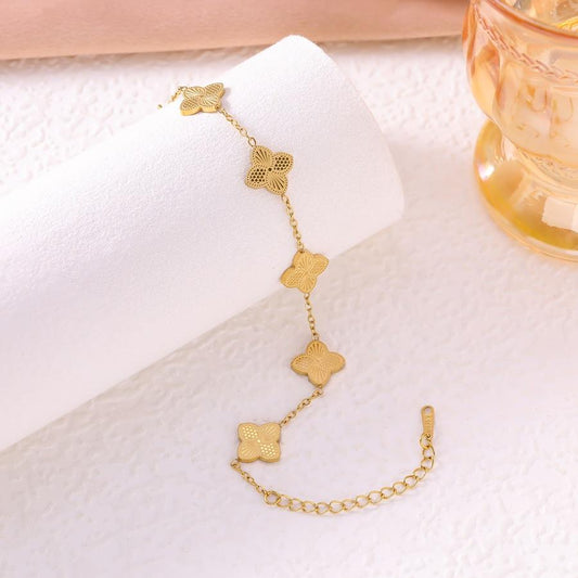 Four-Leaf Clover Bracelet