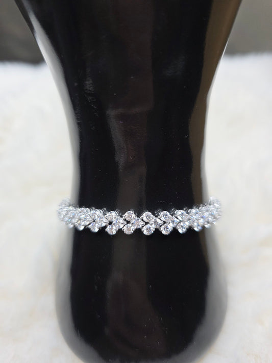 925 Sterling Silver Tennis Bracelet – Radiant Ice