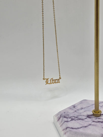 Gold Zodiac Sign Necklace