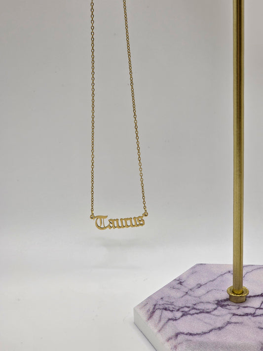 Gold Zodiac Sign Necklace