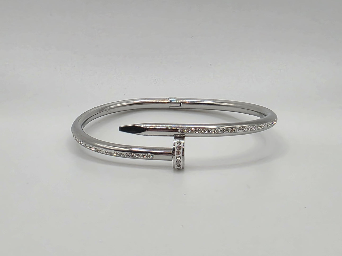 Designer-Inspired Nail Bangles – Gold & Silver