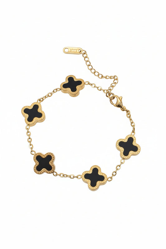 Black Clover Charm Bracelet