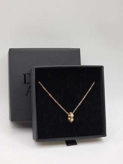 Celestial Rose Gold Zodiac Necklace