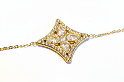 Star Pavé Bracelet – 18K Gold Plated