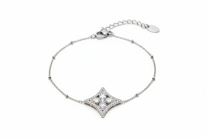 Star Pavé Bracelet – Silver