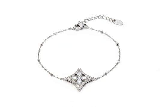 Star Pavé Bracelet – Silver