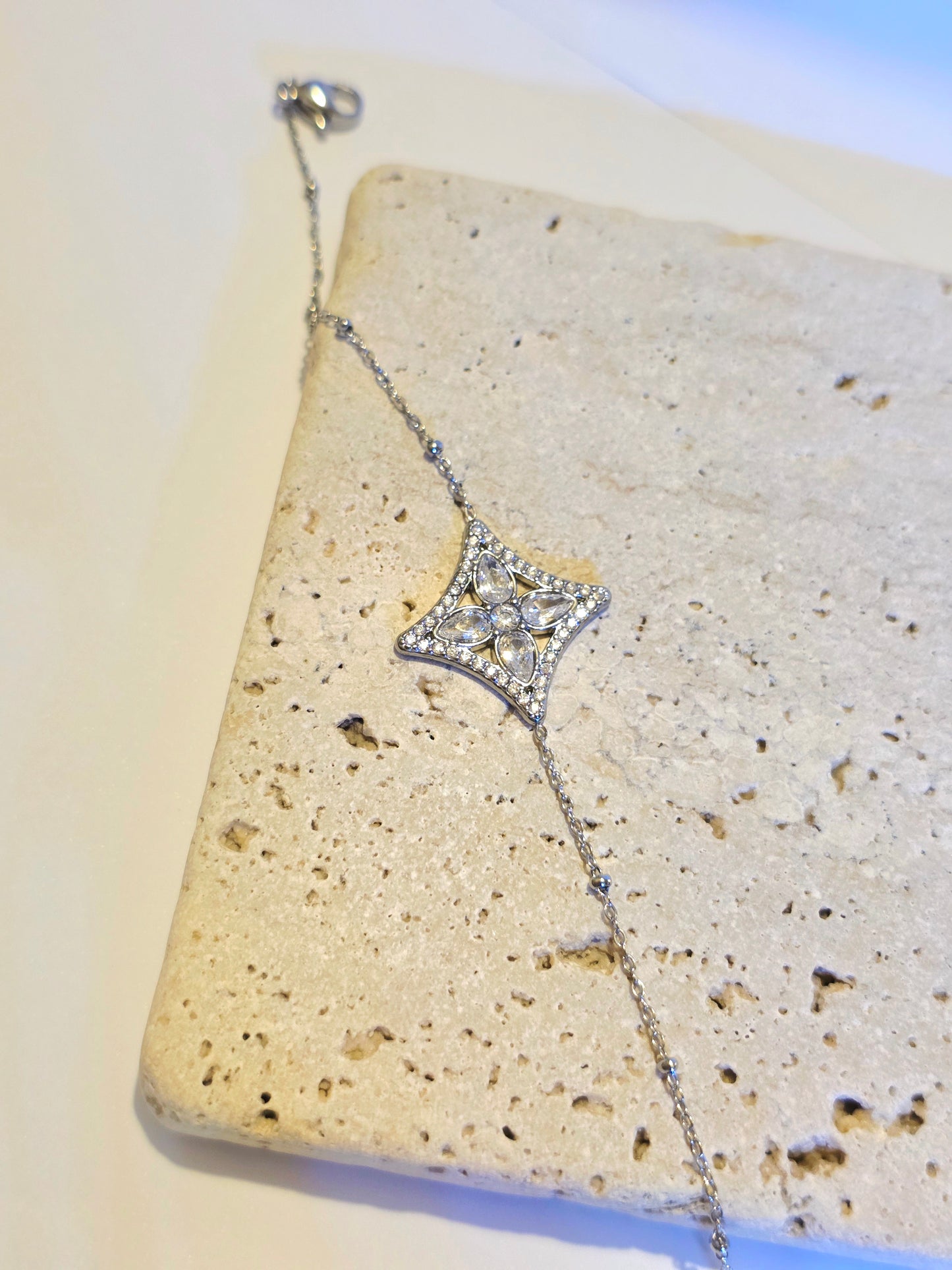 Star Pavé Bracelet – Silver