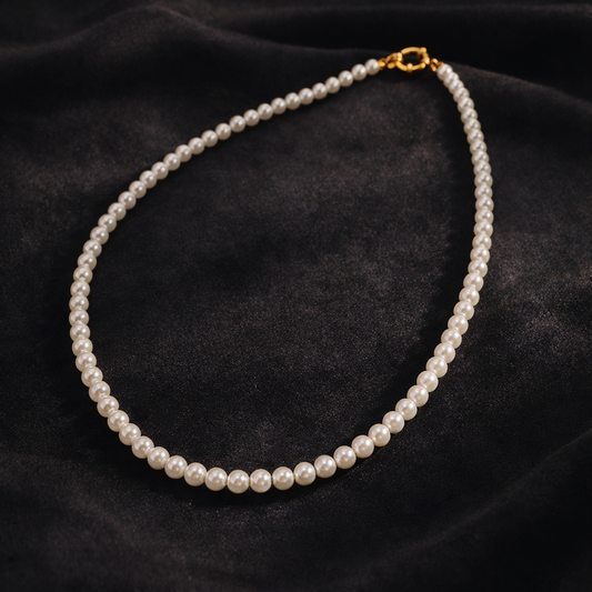 Aurum Pearl Classic Necklace