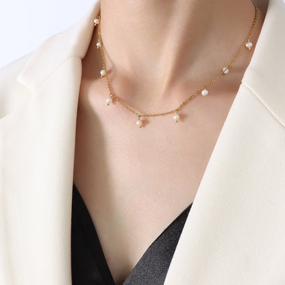 Dainty Freshwater Pearl Choker