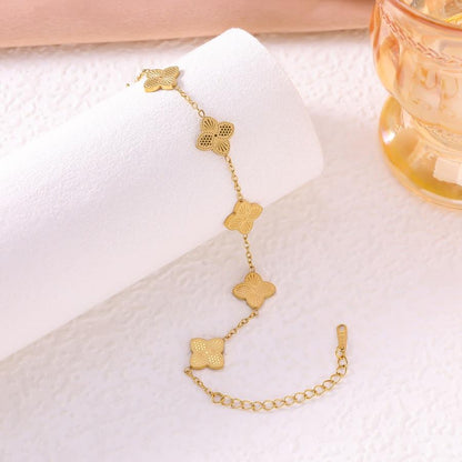 Four-Leaf Clover Bracelet