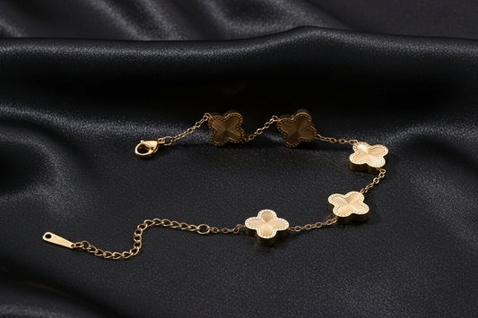 Clover Bracelet – Gold & Silver