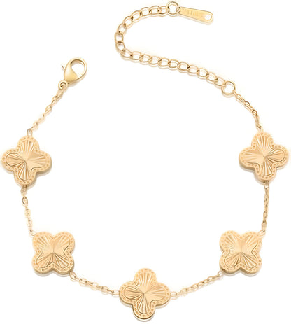 Clover Bracelet – Gold & Silver