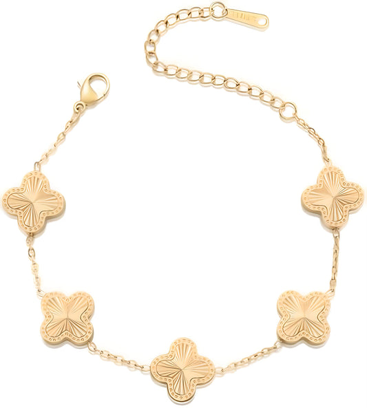 Clover Bracelet – Gold & Silver