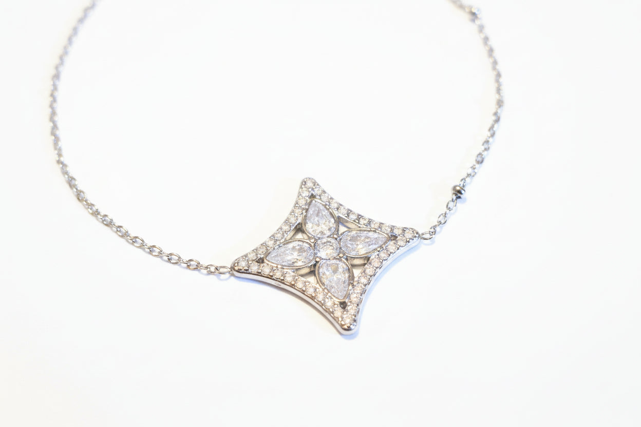 Star Pavé Bracelet – Silver