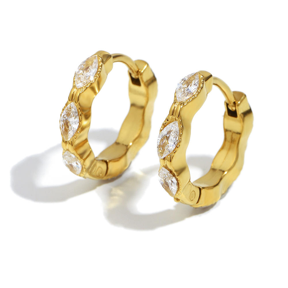 Mini Pavé Hoop Earrings