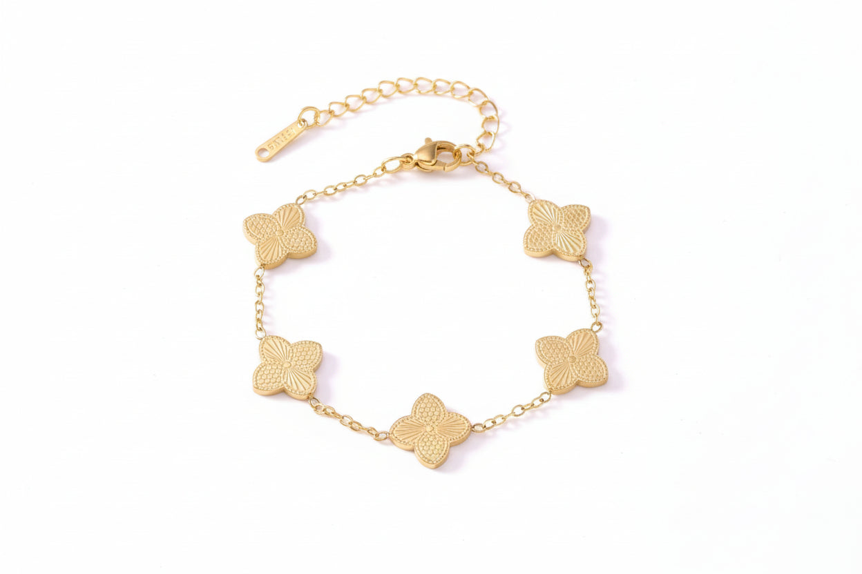 Four-Leaf Clover Bracelet